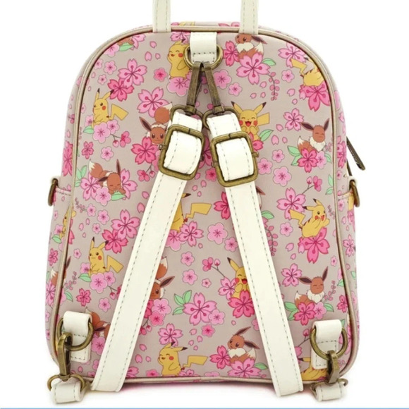 Loungefly Pokemon Pikachu & Eevee Backpack - Picture 2 of 12